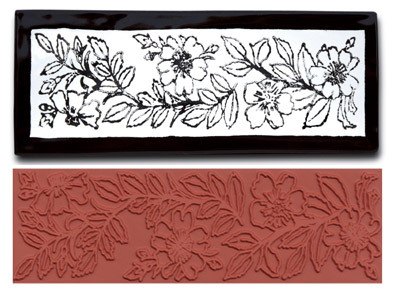 Mayco Fruit Blossoms Rubber Stamp