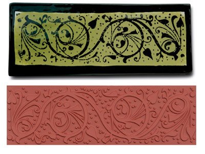 Mayco Ornate Boarder Rubber Stamp