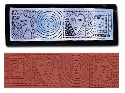 Mayco Cube Faces Rubber Stamp