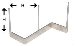 High Fire Three Stilt Firing Stand 60mm High Fire Three Stilt Firing Stand 60mm