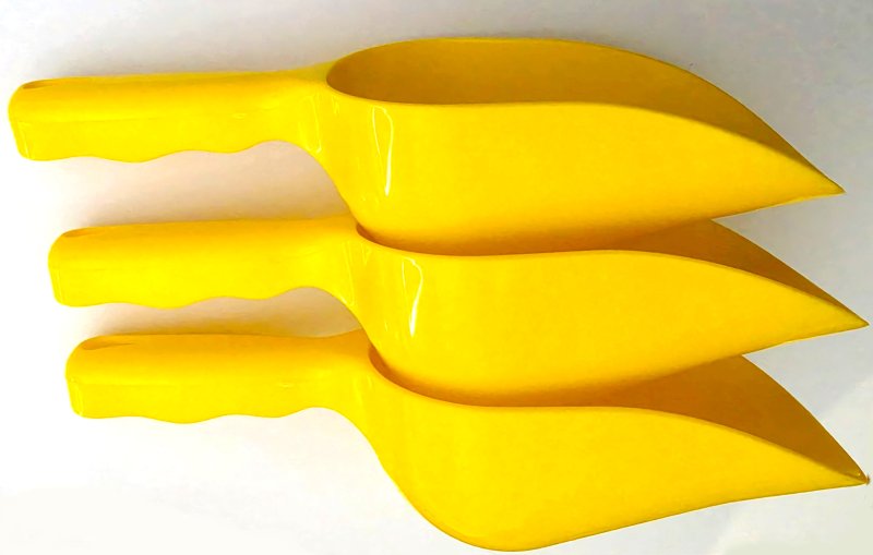 Plastic Glaze Scoop Set Of 3 Plastic Glaze Scoop Set Of 3