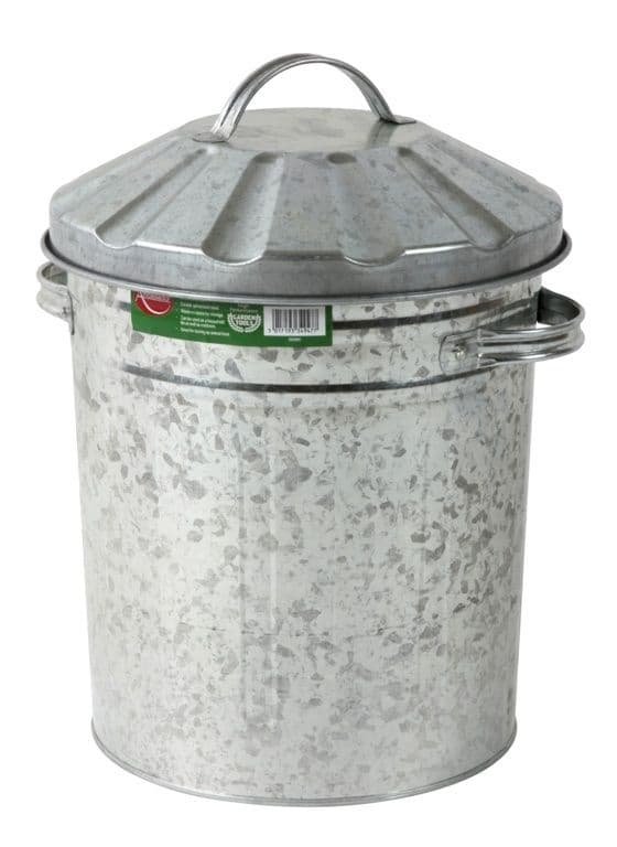 Galvanized Metal Smoke Mini Bin Galvanized Metal Smoke Mini Bin