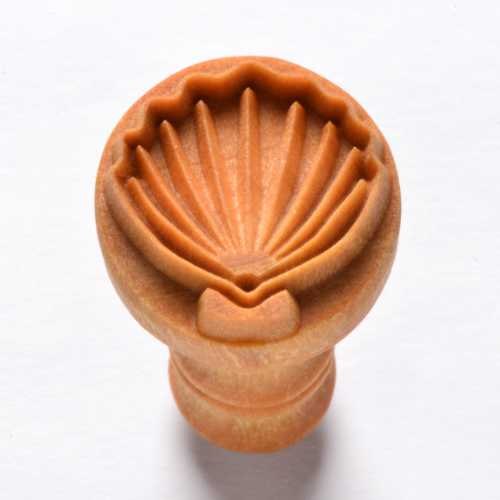 Medium Scallop Shell MKM Stamp Medium Scallop Shell MKM Stamp