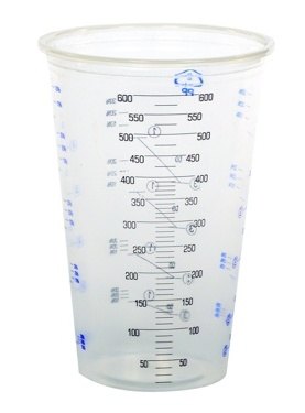 Plastic Calibrated Measuring Beaker