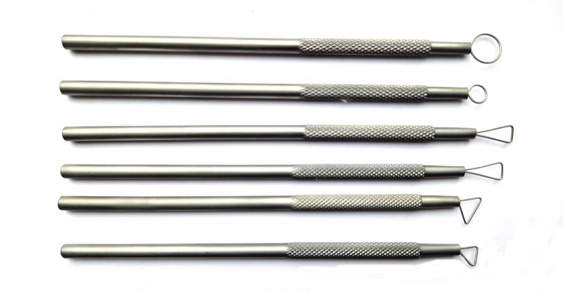 Metal Fine Wire Loop Pottery Tool Set Of 6 Metal Fine Wire Loop Pottery Tool Set Of 6