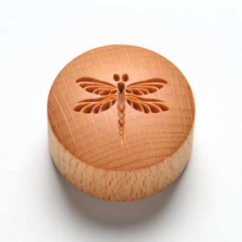 Curve Top Round Dragonfly MKM Stamp Curve Top Round Dragonfly MKM Stamp
