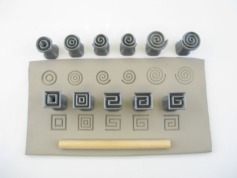 Spiral Stamps Set Of 11 Spiral Stamps Set Of 11