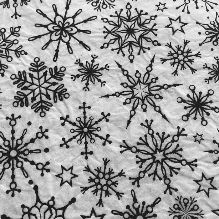 Snowflakes Underglaze Transfer Sheet Snowflakes Underglaze Transfer Sheet