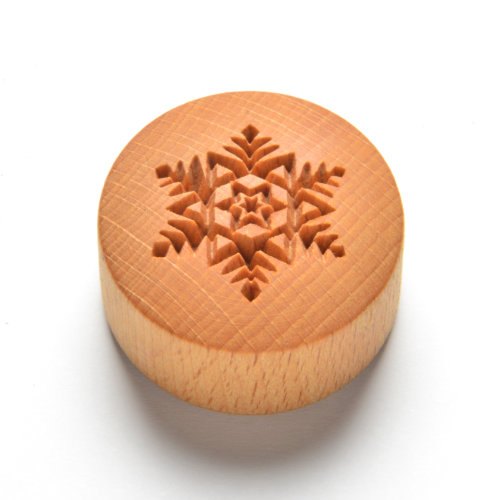 Curve Top Round Snowflake MKM Stamp