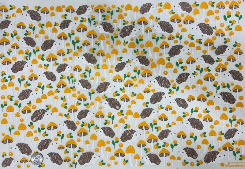 Ceramic Underglaze Transfer - Shroomies Design For Pottery & Mug Making (13x19 Inch Sheet)