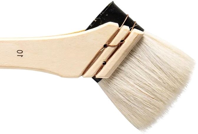 Angled Hake Pottery Brush 50mm Angled Hake Pottery Brush 50mm