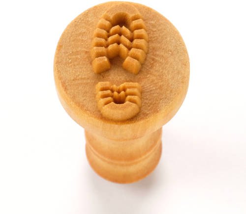 Medium Right Boot Print MKM Stamp Medium Right Boot Print MKM Stamp
