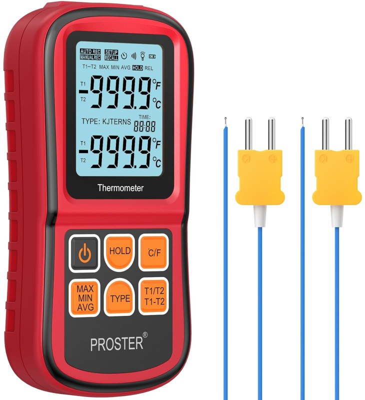 Proster Digital Thermometer Dual Channel Proster Digital Thermometer Dual Channel