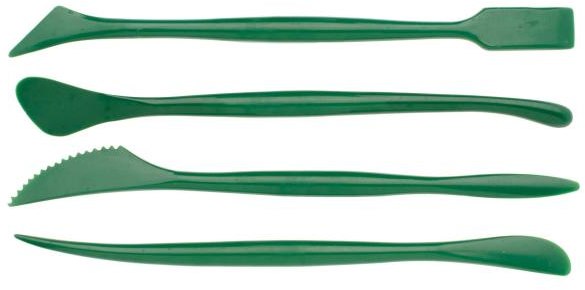 Plastic Pottery Modelling Tool Set Of 4 Plastic Pottery Modelling Tool Set Of 4