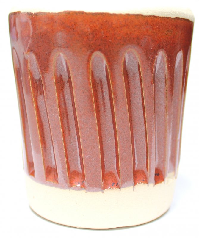 Bath Potters BPS Orange Red Stoneware Brush On Glaze BP16SB