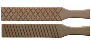 Ribbed Wooden Paddle Ribbed Wooden Paddle