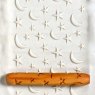 MKM Stars & Moon Wooden Hand Roller HR-36 MKM Stars & Moon Wooden Hand Roller HR-36