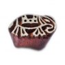 Mini Elephant Indian Wooden Clay Stamp No.258