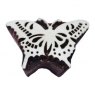 Medium Butterfly Indian Wooden Clay Stamp No.261