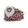 Medium Lion Wooden Clay Stamp No.447