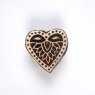 Small Heart Wooden Pattern Stamp No.542