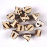 Individual Wooden Letter Stamps No.543