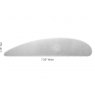 Mudtool Extra Long Scraper Rib Serrated MUDT-XL10
