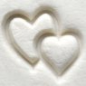 Medium Double Heart MKM Stamp Medium Double Heart MKM Stamp