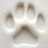 Small Paw Print Debossed MKM Stamp Small Paw Print Debossed MKM Stamp