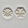MKM Medium Hex Snowflake Double Ended Stamp SHM-002