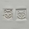 MKM Medium Square Double Ended Cat Stamp SSM-146 MKM Medium Square Double Ended Cat Stamp SSM-146