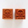 MKM Medium Square Double Ended Skull & Crossbones Stamp SSM-150 MKM Medium Square Double Ended Skull & Crossbones Stamp SSM-150