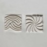 MKM Medium Square Double Ended Spiral and Pattern Stamp SSM-017 MKM Medium Square Double Ended Spiral and Pattern Stamp SSM-017