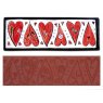 Mayco Dancing Heart Rubber Stamp