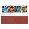 Mayco Four Flowers Rubber Stamp