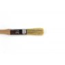 White Hair Flat Lacquer Pottery Brush 12.5mm