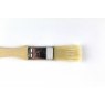 White Hair Flat Lacquer Pottery Brush 18mm