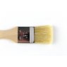 White Hair Flat Lacquer Pottery Brush 38mm