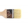 White Hair Flat Lacquer Pottery Brush 50mm