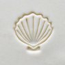 Medium Scallop Shell MKM Stamp Medium Scallop Shell MKM Stamp