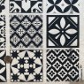 Moroccan Tiles B Underglaze Transfer Sheet - Black