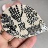 Potted Plants Underglaze Transfer Sheet Potted Plants Underglaze Transfer Sheet