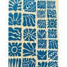 Wood Block Flowers Underglaze Transfer Sheet Wood Block Flowers Underglaze Transfer Sheet