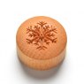 Curve Top Round Snowflake MKM Stamp