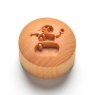 Curve Top Round Snowman MKM Stamp