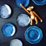 Autumn Blue Brown Earthenware Glaze 9457