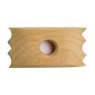 Box Wood Throwing Rib Foot Shaper C17-3