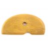 Box Wood Rib Large Half Moon With Notch