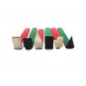 Set Of Six Large Rubber Handled Steel Turning Tools C50-SET