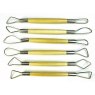Coiled Edged Modelling Tool Large 20cm Set Of 6